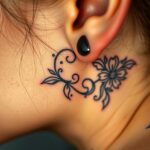 Tatuaż za uchem – znaczenie, wzory, zalety i pielęgnacja