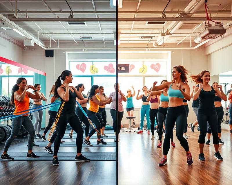 Fitness czy aerobik? Kluczowe różnice i korzyści dla Ciebie